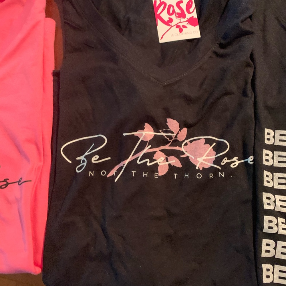 Empowering quality new tees in sizes 2XL.